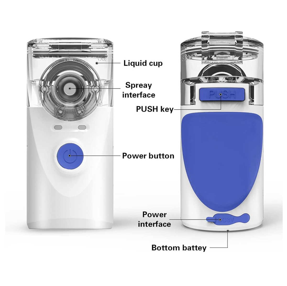 Miniatura 3 de Inhalador nebulizador adultos niños Asma